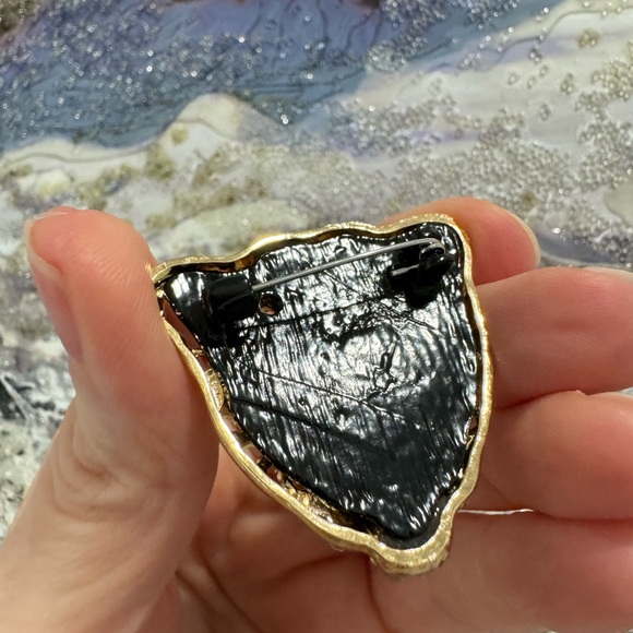 Leopard Cheetah Brooch Pin - Picture 4 of 5